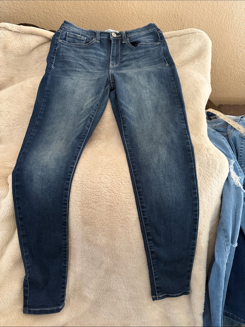 Dark Blue Women's Stretch Skinny Jeans